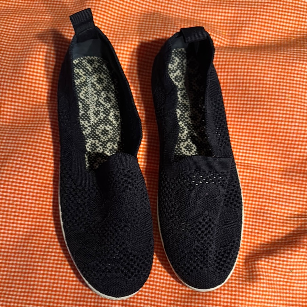 Women's Navy Slip-On Shoes